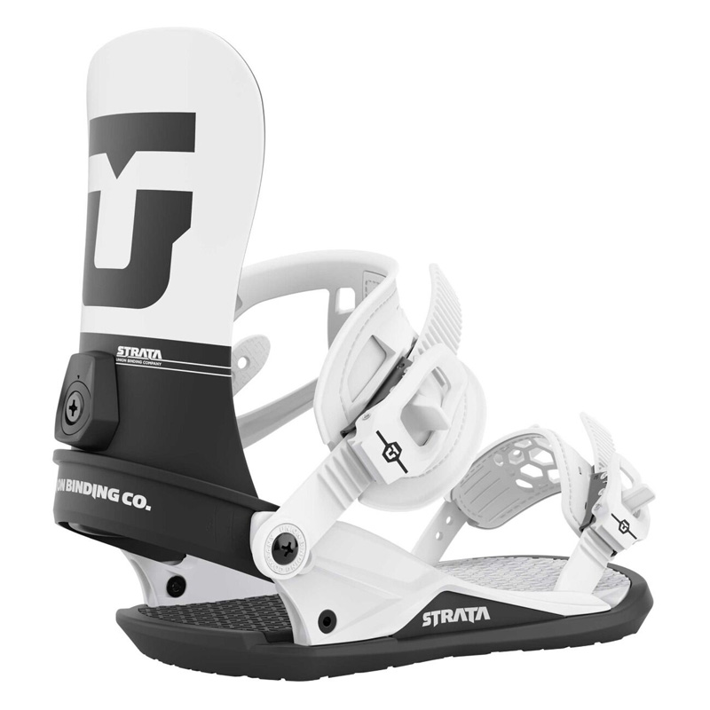 22-23 UNION STRATA ホワイト/ブラック　Mサイズ Strata Men's Snowboard Binding | Union Binding Company